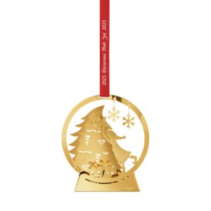 CC25 Juleuro snekugle - forgyldt