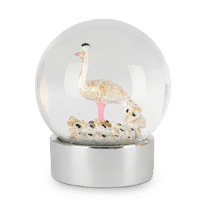 Shaker m. Hvid Påfugl